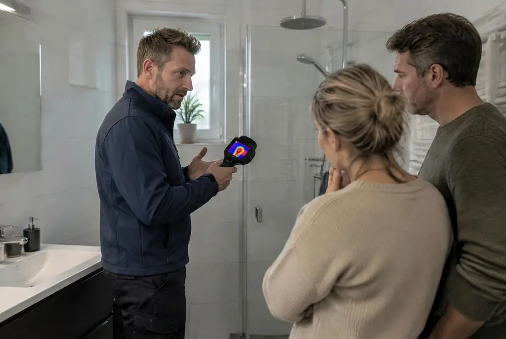 Lekdetectie Putten – specialist legt bevindingen uit aan bewoner